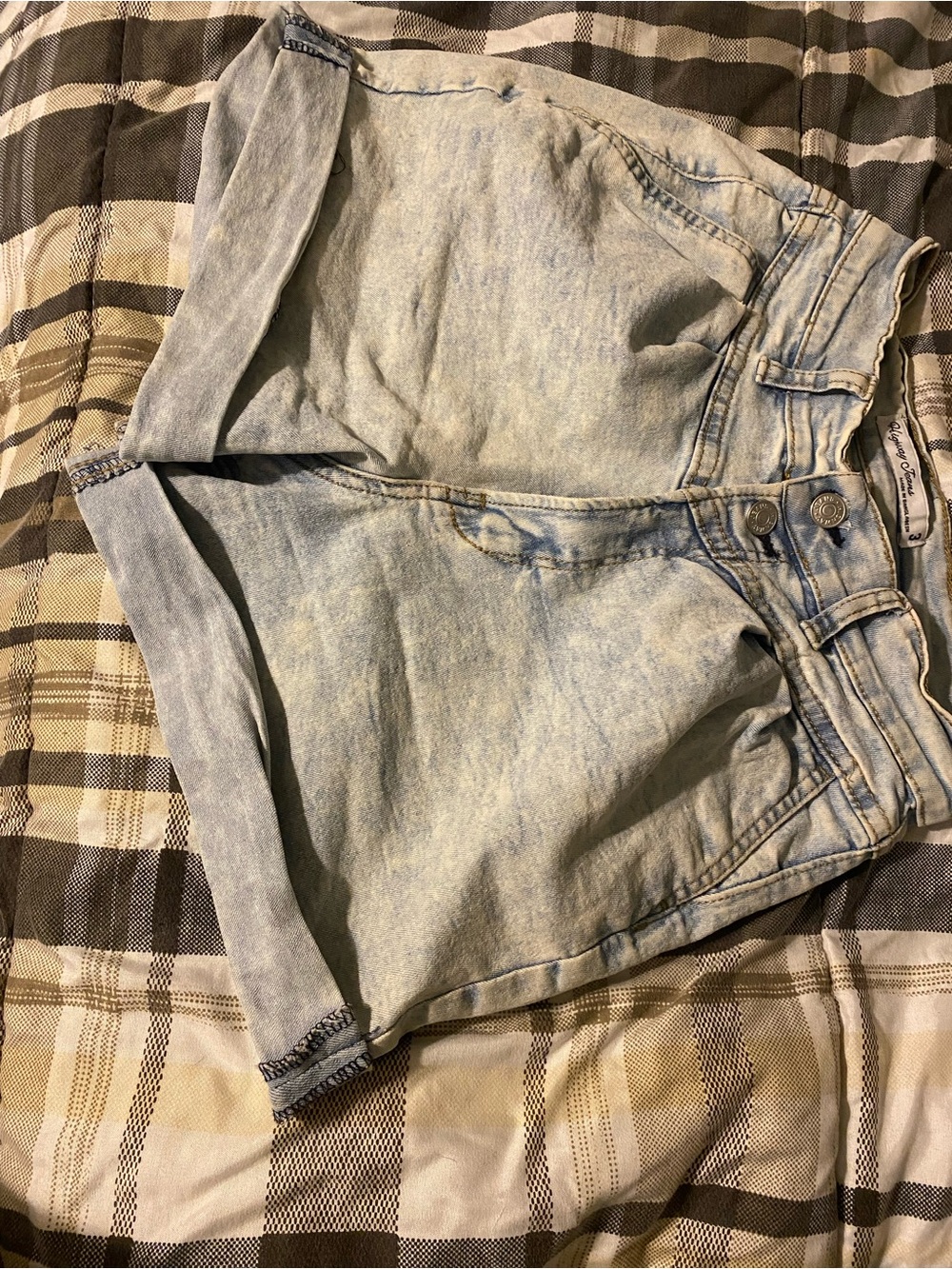 Highway Jeans Light Blue Relaxed Denim Shorts
